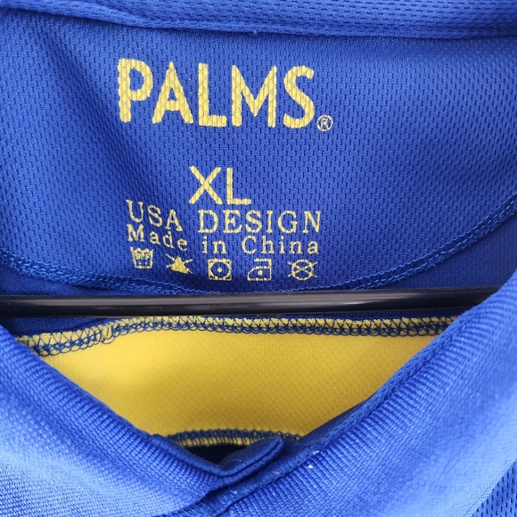 Palms Las Vegas Mens XL Polo Golf Shirt Knit Embroidered Short Sleeve - Picture 3 of 4